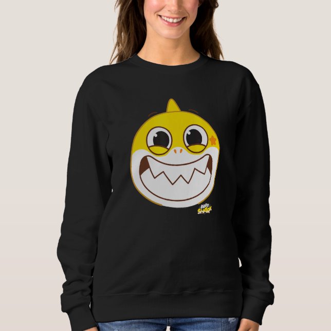 Baby Shark Lächeln Sweatshirt (Vorderseite)