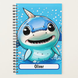 Baby Shark Planner mit individualisierbarem Nameta Planer