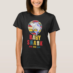 Baby Shark Vintag Retro Doo Doo für Mädchen T-Shirt