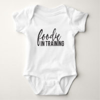 Baby-Shirt - Feinschmecker im Training - niedlich