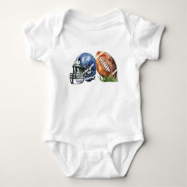 Baby Shirt Football Themed, Baby Bodysuit Football