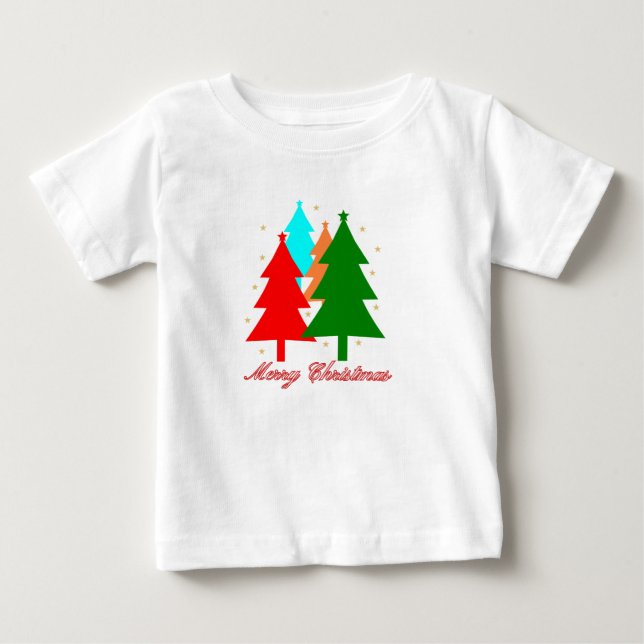 Baby-Shirt mit Weihnachtsthema Baby T-shirt (Vorderseite)