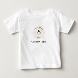 Baby Shirt - Schwarz - Benutzerdefiniert (Text/Log