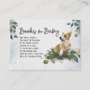 Baby Showbook Anfrage Corgi Puppy Begleitkarte
