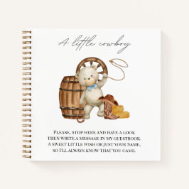 Baby Showbook Cowboy Rustic Country Notizbuch