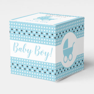 Baby Showbox mit Stroller 2" x 2" - Junge Geschenkschachtel