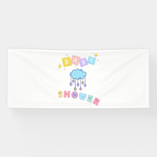 Baby Shower 2,5x6 Vinylbanner Banner