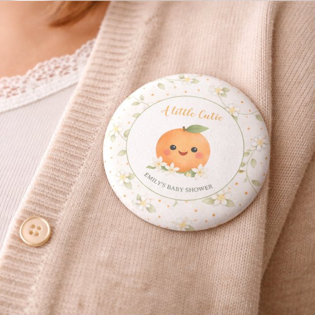 Baby Shower A Little Cutie Button (Von Creator hochgeladen)