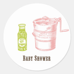 Baby Shower Aufkleber