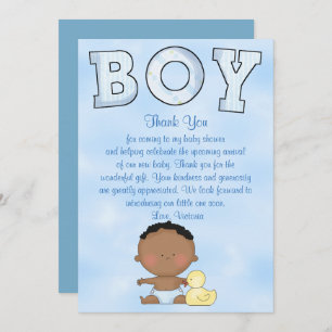 Baby Shower Baby Boy Ethnic Einladung