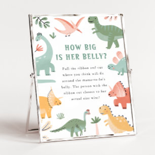 Baby-Shower-Bauchschild Poster
