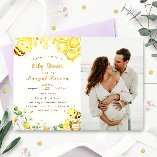 Baby Shower Biene Baby Shower Foto Einladung