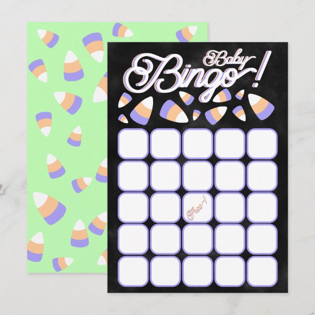 Baby Shower Bingo (Vorne/Hinten)