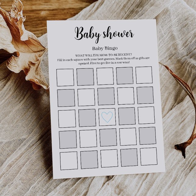 Baby Shower Bingo Game Printable, Baby Gift Bingo  Einladung (Baby Shower Bingo Game Printable, Baby Gift Bingo Invitation)