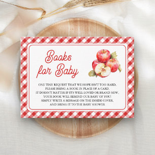 Baby Shower Buchwunsch Apfel Unseres Auges Begleitkarte