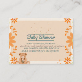 Baby Shower Cards Begleitkarte