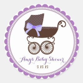 Baby Shower Carriage Stickers Favoriten