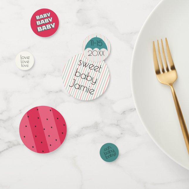 Baby Shower Confetti Watermelon Picnic Konfetti (Gruppe)