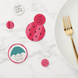 Baby Shower Confetti Watermelon Picnic Konfetti