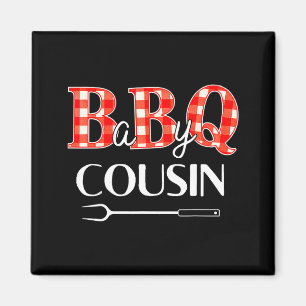Baby-Shower-Cousin-BBQ-Party süße passende Familie Magnet