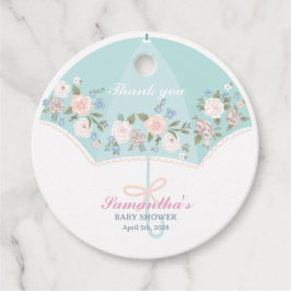 Baby-Shower-Dankeschön-Anhänger Geschenkanhänger