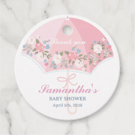 Baby-Shower-Dankeschön-Anhänger Geschenkanhänger