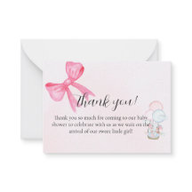 Baby-Shower-Dankeskarten-Design