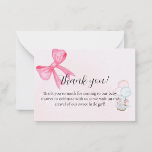 Baby-Shower-Dankeskarten-Design Mitteilungskarte