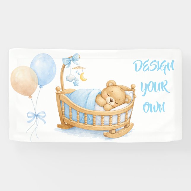 Baby Shower Design Your Own Banner (Horizontal)
