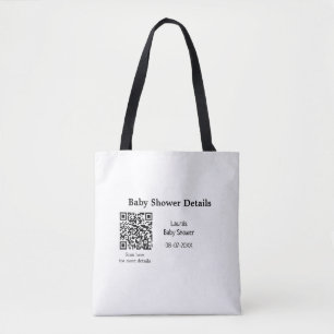 BABY SHOWER DETAILS QR SCAN CODE MINIMAL MODERN RU