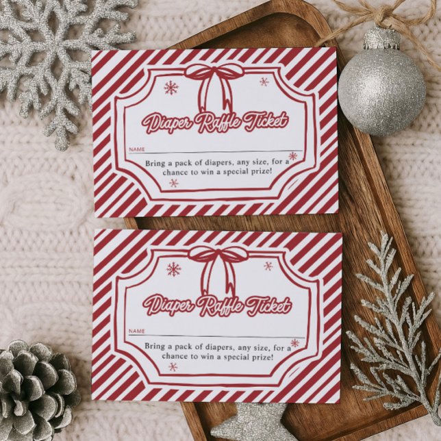 Baby Shower Diaper Raffle Ticket Begleitkarte (Von Creator hochgeladen)