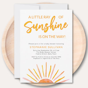 Baby Shower 'Ein Kleiner Sonnenschein' Einladung