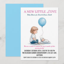 Baby Shower Eine neue kleine Liebe (Geschwister)