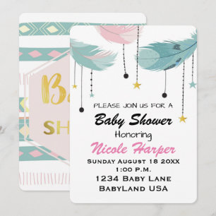 Baby-Shower-Einladung Feiertagskarte