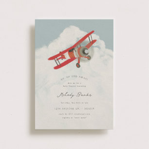 Baby Shower Einladung Kleiner Pilot