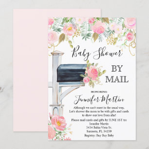 Baby-Shower-Einladung per Post Einladung