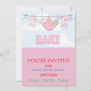 BABY SHOWER EINLADUNGEN
