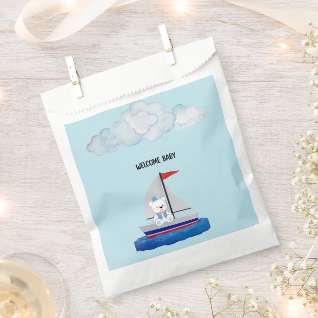 Baby Shower Favor Bags Geschenktütchen (Ausgeschnitten)