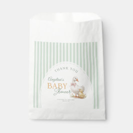 Baby Shower Favor Bags Mother Goose and Gosling. Geschenktütchen