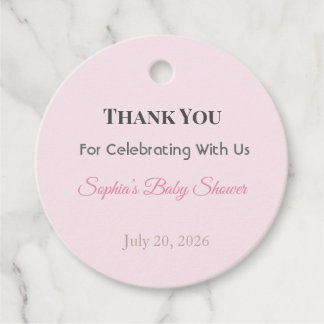 Baby Shower Favor Tag | Oh Baby Sophia Geschenkanhänger