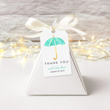 Baby Shower Favor Tags | Minzschirm