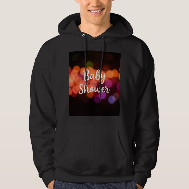Baby Shower Feier Hoodie (Vorderseite)
