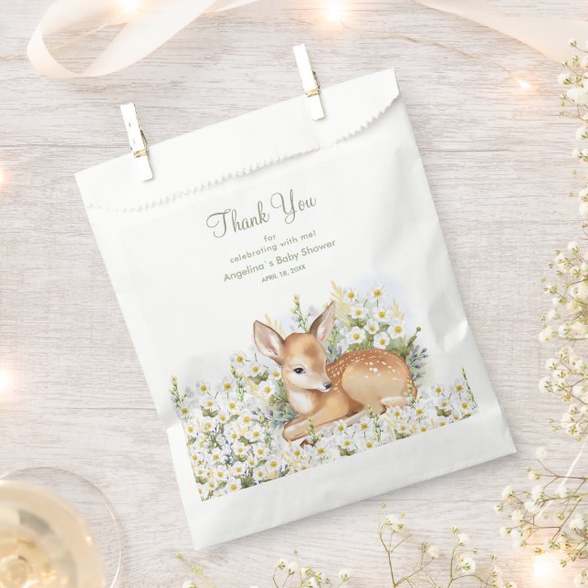 Baby Shower Fevor Bags Geschenktütchen (Ausgeschnitten)