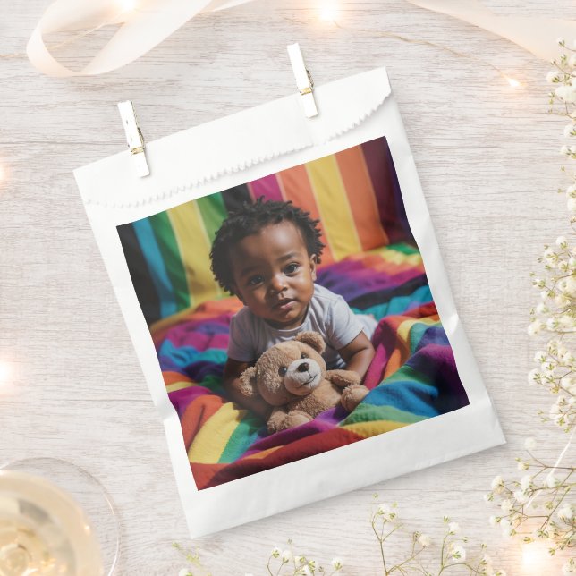 Baby Shower Fevor Bags Geschenktütchen (Ausgeschnitten)