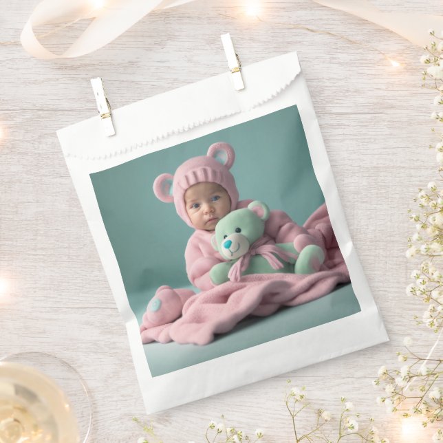 Baby Shower Fevor Bags Geschenktütchen (Ausgeschnitten)