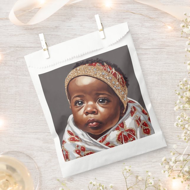 Baby Shower Fevor Bags Geschenktütchen (Ausgeschnitten)