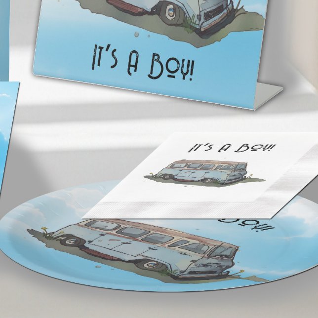 Baby shower for a boy, van serviette (Von Creator hochgeladen)