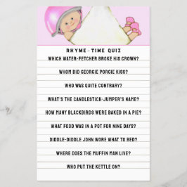 Baby Shower Game and Elternberatung Flyer