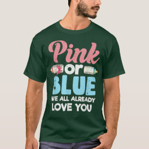 Baby Shower Gender Reveal Party Schwangerschaft Ge T-Shirt
