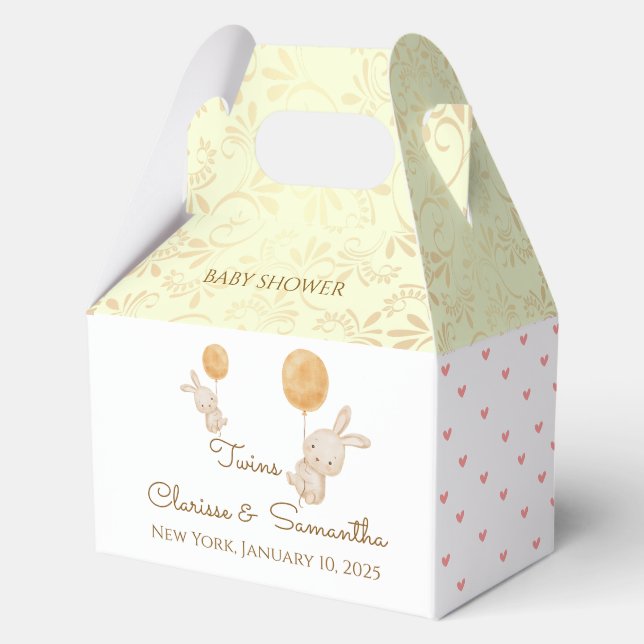 BABY  SHOWER GESCHENKSCHACHTEL (Vorderseite)
